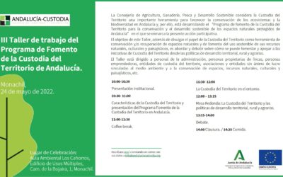 III Taller de trabajo del Programa de Fomento de la Custodia del Territorio de Andalucía