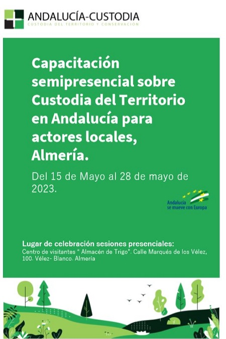 Capacitación semipresencial sobre Custodia del Territorio en Andalucía para actores locales, Almería