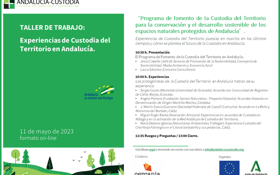 Taller Online Experiencias de Custodia del Territorio en Andalucía